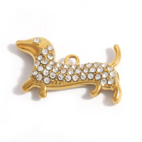 SUMMLY Schattige Zomer Fruit Kruis Vlinder Ster Maan Charms 18K Goud Roestvrij Staal Hangertjes voor Armband DIY Sieraden Groothandel
