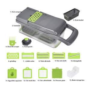 Hot New Manuel Cuisine Fruits & Légumes Outil Multifonctionnel Coupe-Oignon & Alimentaire Dicer Top Vente Trancheuse De Fruits - Product Image 3
