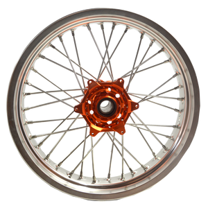 ชุดล้อรถจักรยานยนต์ขอบสีเงิน17นิ้วสำหรับ KTM husqvarna ยามาฮ่าแก๊สโซลีน - Product Image 4
