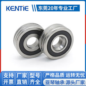 ผู้ผลิตจัดหาตลับลูกปืนเม็ดกลมร่องลึกแบบไม่มาตรฐาน 688RS ทำจากสแตนเลส พร้อมร่องคู่ที่วงแหวนด้านนอก (6*18*6 มม.) - Product Image 2