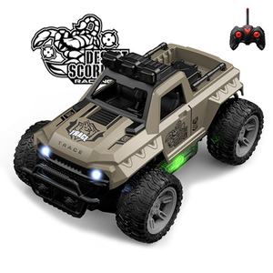 Camion de sauvetage tout-terrain RC 4CH à l'échelle 1/16 avec éclairage, plusieurs couleurs, voiture de course électrique télécommandée 40 MHz - Product Image 1