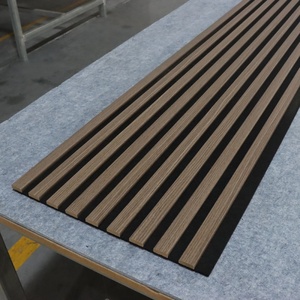 Paneles de Pared Acústicos de Listones Naturales Ecológicos Sustituto de Madera Panel <span class=keywords><strong>Acústico</strong></span> para <span class=keywords><strong>Paredes</strong></span> <span class=keywords><strong>y</strong></span> <span class=keywords><strong>Techos</strong></span> Interiores - Product Image 5