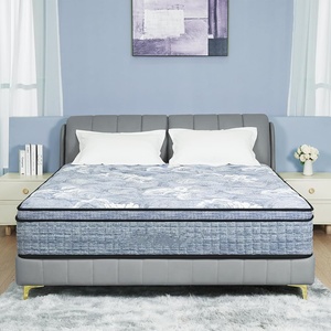 Colchón en Caja en Oferta, Protector <span class=keywords><strong>de</strong></span> Colchón 3D, <span class=keywords><strong>Precio</strong></span> Económico, <span class=keywords><strong>Espuma</strong></span> Viscoelástica y Resorte Interno Híbrido, Sensación Media - Colchón Individual - Product Image 1