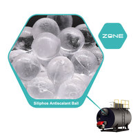 Billes de Siliphos Anti-échelle cristaux de siliphos transparents cristaux de polyphosphate de siliphos milieu de traitement de l'eau OEM/ODM