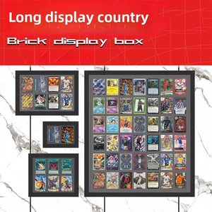 Bóng chày Thẻ lưu trữ hộp thể thao Acrylic thẻ hiển thị khung với UV bảo vệ có thể khóa tủ tường cho giao dịch hiển thị trường hợp - Product Image 6