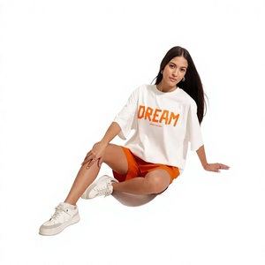 Camiseta Gráfica Premium para Mujer, Ligera, de Algodón Jersey, Estampada, Moda Casual, Diseño Personalizado, Fabricante OEM ODM - Product Image 1
