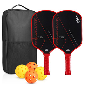 Raquette de pickleball Peak T700 en fibre de carbone 16 mm, spécifiquement conçue pour les matchs offensifs, avec sac de transport et balles - Product Image 1