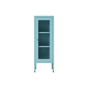 Custom Single Door Glass Door Bookcase File Cabinet with <strong>Tall</strong> Design Steel Supplies Toy Display for Living Room <strong>TV</strong> <strong>Stands</strong> - Product Image 3