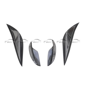 สำหรับ BMW ซีรีส์ 3 E90 E92 E93 M3 ปี 2008-2013 คาร์บอนไฟเบอร์ ชุดแต่งกันชนหน้า คานาร์ด สปลิตเตอร์ สภาพใหม่ - Product Image 3