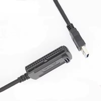 Cable USB 3.0 a IDE SATA Tipo-C 3 en 1, Adaptador Convertidor de Disco Duro S-ATA de 2.5 y 3.5 Pulgadas para PC y Laptop
