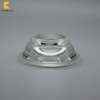 Fournisseur d'accessoires de lumière verre trempé optique réflecteur personnalisé cob LED LES 30MM TIR lentilles