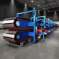 Ligne de production de machines pour la fabrication de panneaux sandwich continus