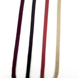 Custom 5 mm Flat Cord Polyester Cotton Flat Braided Cord <b>Small</b> Size Flat Cord - Product Image 2