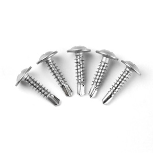 Vis autotaraudeuses à tête cylindrique en acier inoxydable 304, M4.2 M4.8, tête Phillips, pour tôles ondulées en métal - Product Image 4