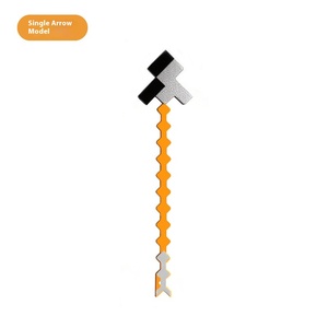 <span class=keywords><strong>Mine</strong></span> Pixel <span class=keywords><strong>Craft</strong></span> Mini jouet Pixel arc et flèche sac pendentif PVC doux bombe lumière porte-clés jouet et bijoux en gros - Product Image 6