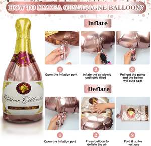 Set <span class=keywords><strong>de</strong></span> Decoración <span class=keywords><strong>para</strong></span> Fiesta <span class=keywords><strong>de</strong></span> <span class=keywords><strong>Cumpleaños</strong></span> <span class=keywords><strong>de</strong></span> Mujeres/Niñas con Globos Rosa Oro, Mantel, Pancarta <span class=keywords><strong>de</strong></span> Feliz <span class=keywords><strong>Cumpleaños</strong></span> y Globo <span class=keywords><strong>de</strong></span> Champán - Product Image 5