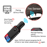 Herramienta de reinicio de activación WOYO PL002 TPMS (sistema de control de presión de neumáticos) para motocicleta BMW R1200 R1250