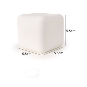 Mainan terapi tangan persegi modis untuk kecemasan, mainan pijat jempol permainan sensor elastis lembut pereda stres - Product Image 6