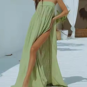 Vestidos de Verano Bohemios para Mujer, Venta al por Mayor, Vestidos Casuales de Lino Personalizados, Vestidos Elegantes para Mujer - Product Image 3