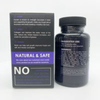 DUOZI Capsules de biotine, collagène et kératine pour les cheveux, la peau et les ongles, complément beauté, OEM, étiquette privée