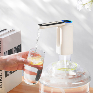 Portable Bottled <b>Water</b> Dispenser <b>Pump</b> <b>Electric</b> Plastic Housing Black And White Foldable <b>Water</b> <b>Pump</b> For Household Use - Product Image 3