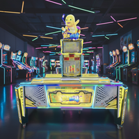 Machine de jeu de hockey sous licence Nailong pour enfants, sport d'intérieur, divertissement, fonctionne avec des pièces de monnaie