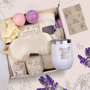 Juego de regalo Get Well Soon para mujer, cesta para sentirse <span class=keywords><strong>mejor</strong></span> para personas de recuperación posquirúrgica, caja con manta para niñas - Product Image 4
