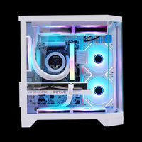 Gabinete de PC para Juegos Ancreu Dreamer Mini Mid-Tower, Compatible con Micro ATX / ITX, Cristal Templado, para Computadora de Escritorio