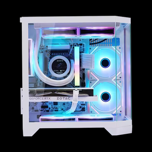 Ancreu Dreamer Mini Mid-Tower Support Micro ATX / ITX Desktop Tempered Glass Gaming PC Case <strong>Computer</strong> Set PC Gaming Cabinet - Product Image 5