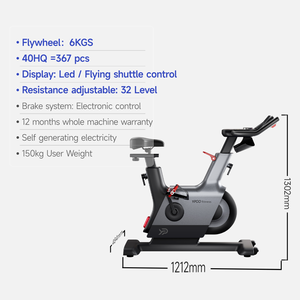 Bicicleta de <span class=keywords><strong>Spinning</strong></span> Eléctrica Inteligente <span class=keywords><strong>para</strong></span> Uso Doméstico, Bicicleta de Ejercicio <span class=keywords><strong>para</strong></span> Adultos, Hombres, Mujeres y Familias, <span class=keywords><strong>para</strong></span> Correr y <span class=keywords><strong>Hacer</strong></span> Ejercicio - Product Image 3