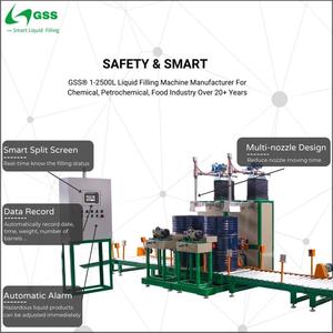 Gss thông minh 300L bán tự động trống hóa chất formaula Butanediol nổ dung môi làm đầy chất lỏng máy đóng gói - Product Image 2