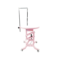 Table de toilettage électrique Shernbao FT-831 PRO pour chiens, avec éclairage LED bicolore, capacité de charge de 35 kg, réglage de la hauteur de 74 à 104 cm