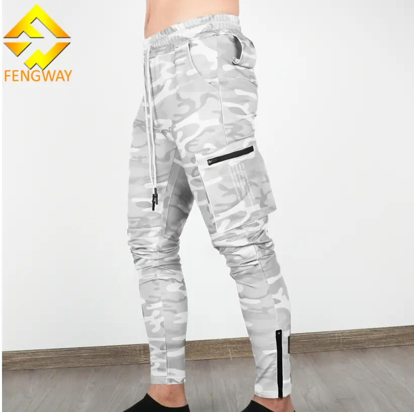 Fengway Custom Trendy Brand Men's Straight Pants Retro Casual Overalls With Belt Pockets Cargo Pants For Men
