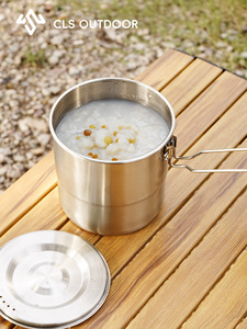 CLS marmite de cuisson extérieure bouilloire en acier inoxydable 304 marmite suspendue extérieure marmite de <span class=keywords><strong>camping</strong></span> - Product Image 3