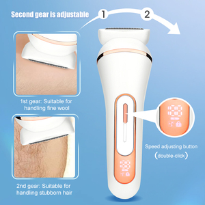 Ensemble d'épilation 4-en-1 Resuxi 735 Lady, rasoir électrique pour le bikini, rasoir pour les lèvres, éliminateur de callosités des pieds avec base, étanche IPX7 - Product Image 4