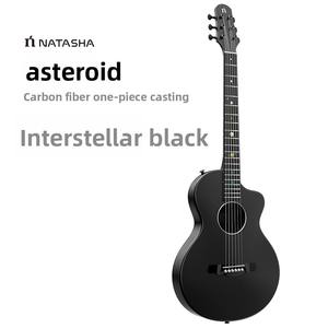<span class=keywords><strong>Chitarra</strong></span> Acustica Folk Natasha a Prezzi di Fabbrica, in Fibra di Carbonio, 6 Corde in Acciaio, Finitura Opaca, 38 Pollici <span class=keywords><strong>per</strong></span> Viaggi - Product Image 2