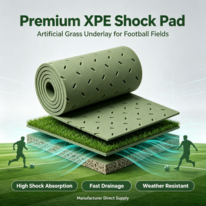 Tapis antichoc XPE <span class=keywords><strong>pour</strong></span> terrain de football artificiel, absorption des chocs élevée, sous-couche <span class=keywords><strong>pour</strong></span> <span class=keywords><strong>gazon</strong></span>, trou de drainage, 10 mm, tapis antichoc sportif - Product Image 6