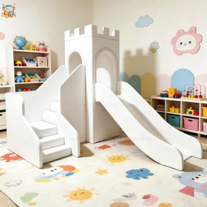 Équipement de terrain de jeu intérieur personnalisé pour enfants, couleurs vives, maisonnette de jeu pour enfants, ensemble de jeux souples avec toboggan pour crèche - Product Image 3