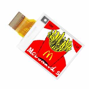 1.54インチ152x152 4色Eインクディスプレイ小型Eペーパースクリーン赤黄ブラックホワイトスマートラベルとIoTデバイス用 - Product Image 2