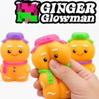 Nouveauté 2026 : Jouet Squishy Bonhomme en Pain d'Épices Adorable, Doux et à Rebond Lent, Anti-Stress pour Enfants et Adultes