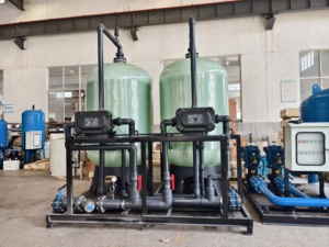 Système d'adoucissement d'eau industriel à haut débit / Système d'échange d'ions automatique pour l'eau d'alimentation des chaudières - Product Image 3