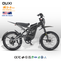 Vélo électrique à gros pneus OUXI 24 pouces, largeur 6,9 cm, batterie lithium 48V, usine chinoise, entrepôt AU, E-Bike GT2000