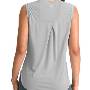 เสื้อกีฬาแขนกุดสำหรับผู้หญิง ปรับแต่งโลโก้ได้ ระบายอากาศดี เหมาะสำหรับเทนนิส โยคะ วิ่ง - Product Image 6