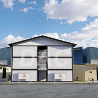 DAC prêt à expédier livraison gratuite île stockage abri voiture Garage conteneur prêt à vivre luxe deux étages petites maisons