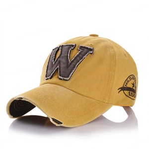 2025 New Cotton Thư W Mũ Bóng Chày Retro Thể Thao Ngoài Trời Mũ Phụ Nữ Xương Gorras Cong Được Trang Bị Rửa Sạch Cổ Điển Cha Mũ Cho Nam Giới - Product Image 2