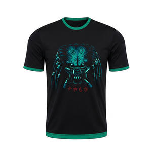 เสื้อยืดผู้ชายแขนสั้นผ้าเทอร์รี่ 95% คอตตอน 5% สแปนเด็กซ์ ระบายอากาศได้ดี ไม่หดตัว สวมใส่สบาย ราคาประหยัด - Product Image 1