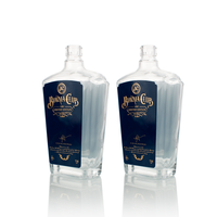 Design 50cc 50ml 375ml 700ml Alcool Whisky Whiksey Tequila Rhum Gin Brandy Spirit Liqueur Vert Vodka Verre Bouteille Oslo