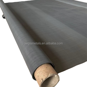 Tissu filtrant en maille de fil de titane pur noir/brillant tissé, maille <span class=keywords><strong>180x180</strong></span>, largeur 1300 mm - Product Image 4