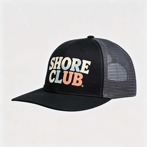 Gorra de béisbol de malla transpirable de 6 paneles, informal, con logotipo bordado moderno, personalizada, al por mayor - Product Image 1