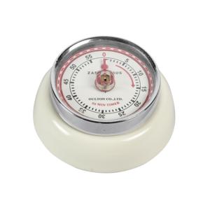 Zassenhaus <b>Kitchen</b> <b>Timer</b> 55 Min Retro Cream Color - Product Image 1